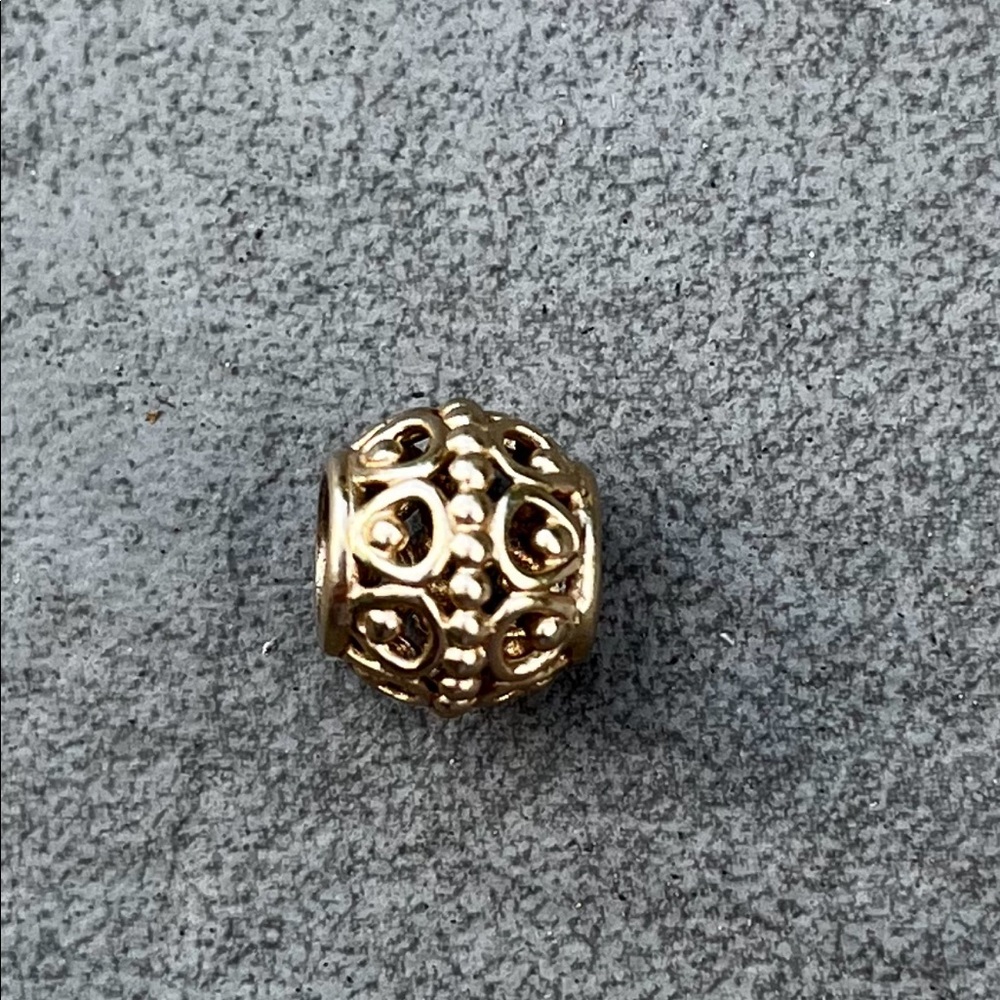Gold Pandora Charm